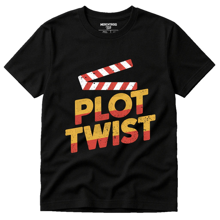 Black Graphic Tee - 