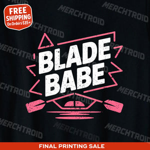 "Blade Babe" rowing t shirt - product photo 10