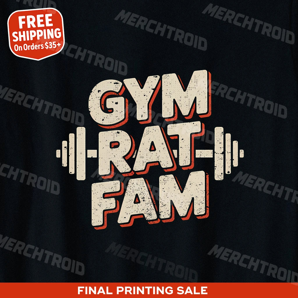 "Gym Rat Fam" exercise shirts womens - product photo 9