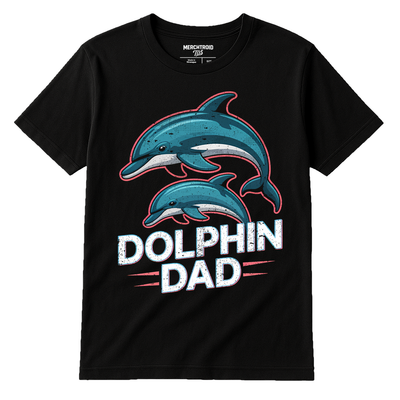Dolphin Tee - "Dolphin Dad" Graphic Tee