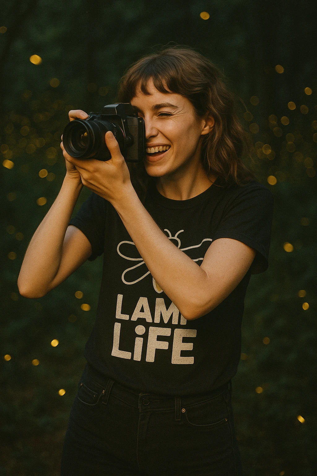 "Lamp Life" black firefly t shirt - a birthday gift for firefly lover