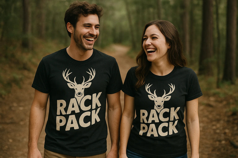 Person wearing the black deer tshirts graphic tee - 