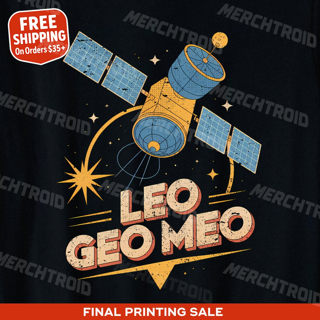"Leo Geo Meo" satellite t shirt - product photo 10