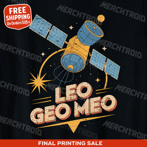 "Leo Geo Meo" satellite t shirt - product photo 10
