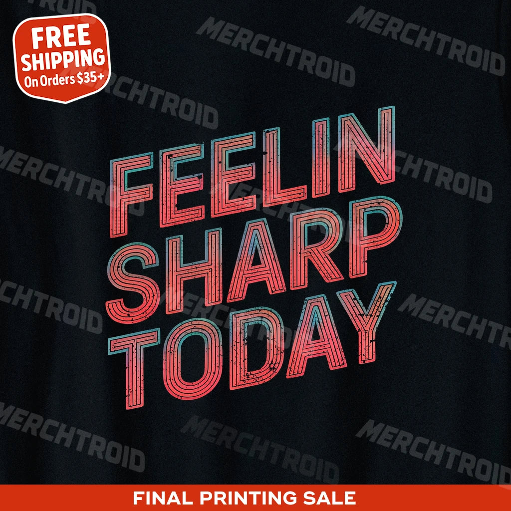 "Feelin Sharp Today" funny classical music t shirts - product photo 9